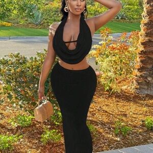 VaVaBold Women Sexy Crowl Halter Top Size 8-10